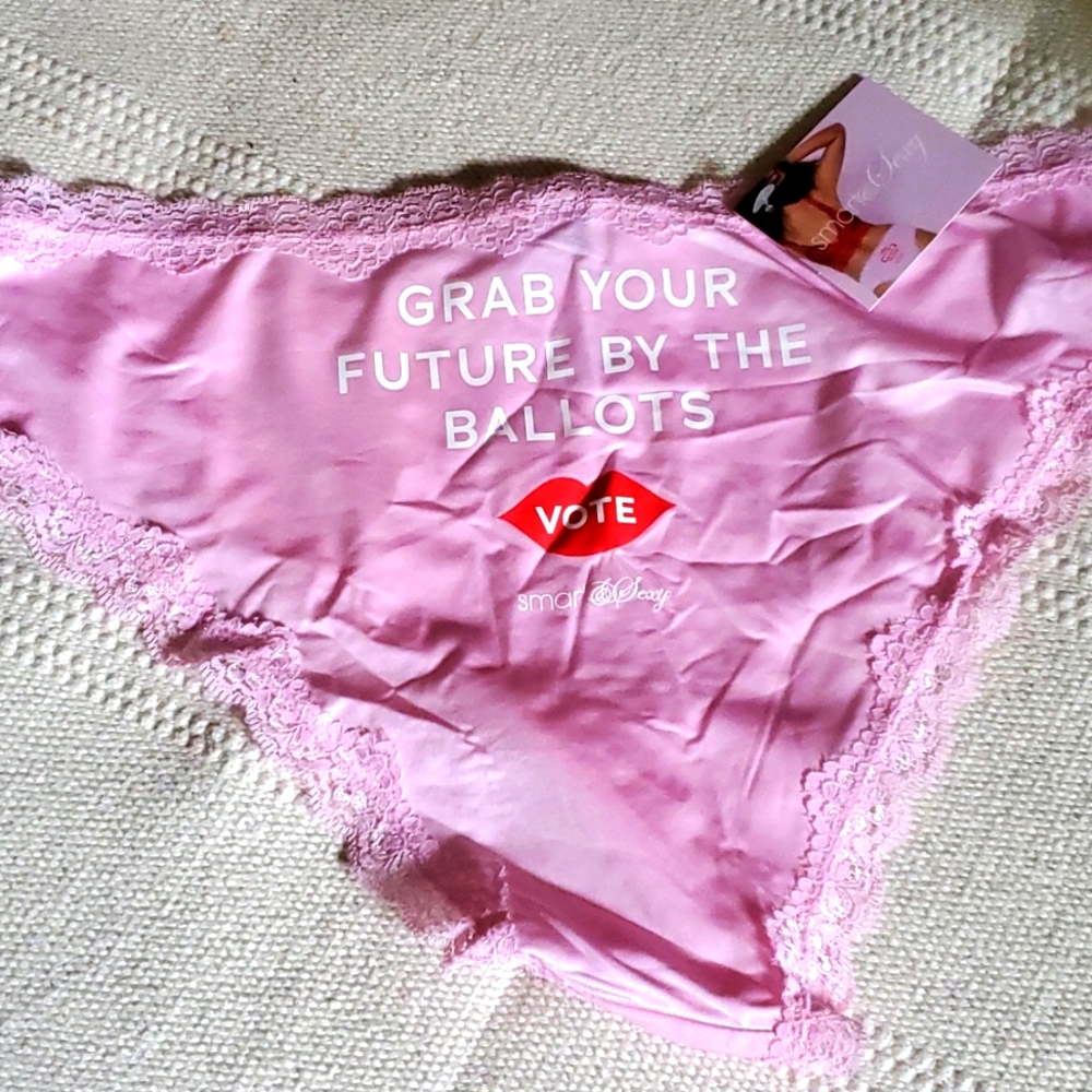 NWT Grab Your Future by the Ballot Election Panties